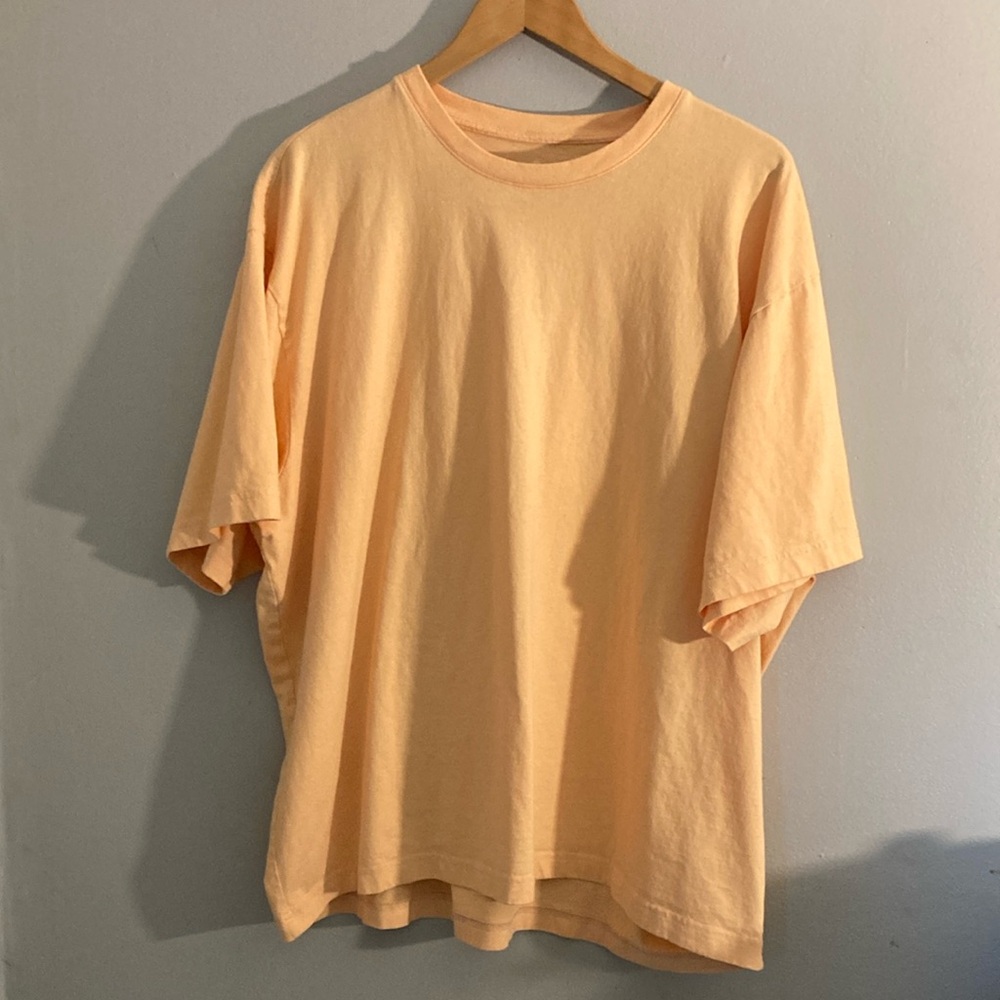 Everlane Orange Short Sleeve Tee Relaxed Fit